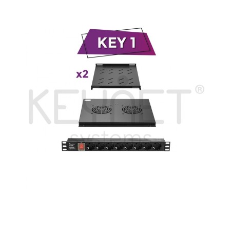 Kit de accesorios para Racks FR4, Fondo: 600mm.