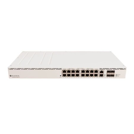 Cloud Router Switch x17Gb (x16 POE (600W), x4 SFP+, RouterOS / SwitchOS, Level 5. Rack