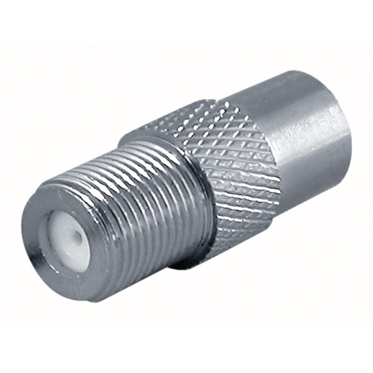 Adaptador F hembra a TV macho 9.5 mm