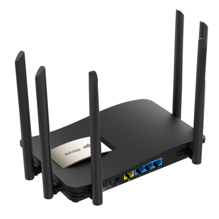 Router Wi-Fi 6 AX3000 MESH, Gestion APP, FIrewall, x4 Gb, x5 antenas externas (2,4 GHz: 5 dBi 5 GHz: 5.5 dBi), 2x2 MIMO