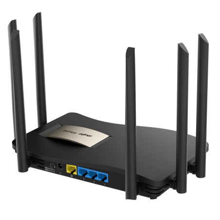 Router Wi-Fi 6 AX3000 MESH, Gestion APP, FIrewall, x4 Gb, x5 antenas externas (2,4 GHz: 5 dBi 5 GHz: 5.5 dBi), 2x2 MIMO