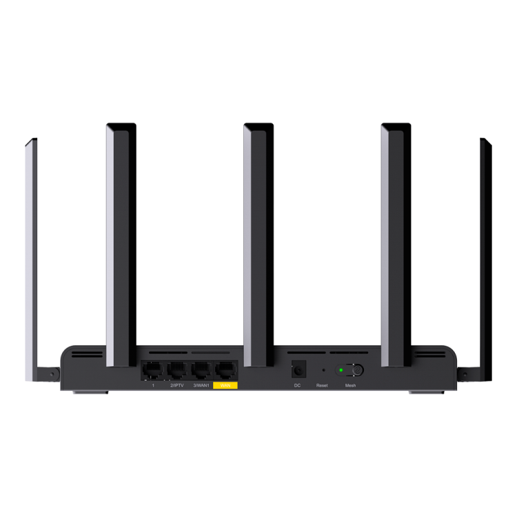 Router Wi-Fi 6 AX3000, x4 Gb, x5 antenas 5 dBi, 2x2 MIMO.