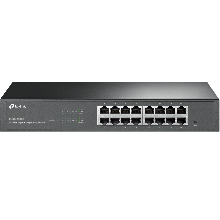 Switch EasySmart de 16 puertos Gigabit, caja de metal. Para sobremesa