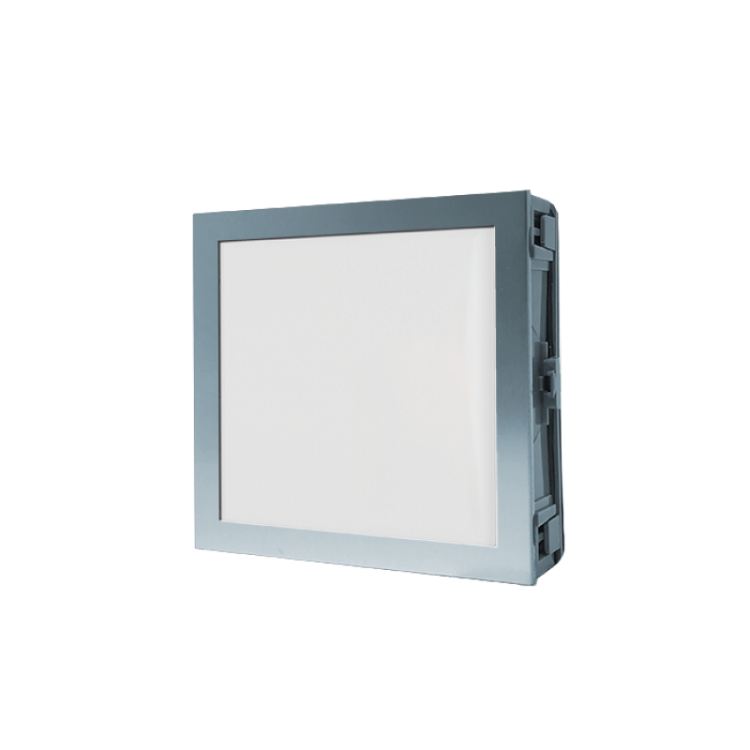 Módulo informativo, iluminado, versión Metal, para placa de calle Ultra.
