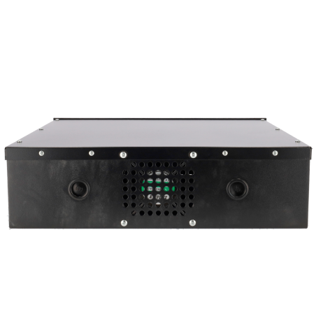 Caja metálica cerrada para DVR.  19", 2U, 127 (Al) x 461 (An) x 457 (Fo)
