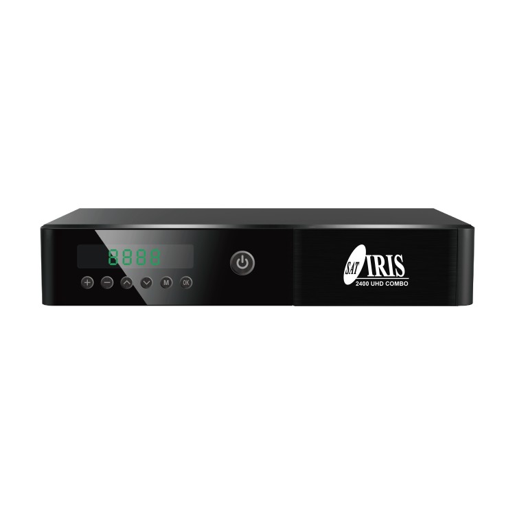 Iris 2400 UHD COMBO (S2+T2), 4K, H.265, USB Wifi