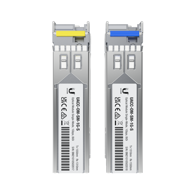 Pack de 2 módulos SFP (1.25G SM 3km,T1550nm/R1310n)