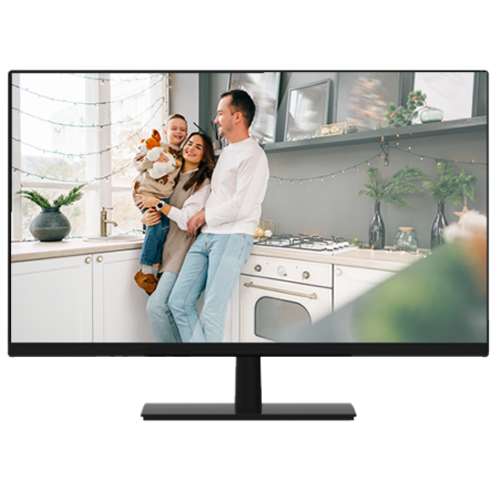Monitor 24", 1080p, HDMI, VGA, 2x BNC HD (TVI,CVI,AHD,CVBS)