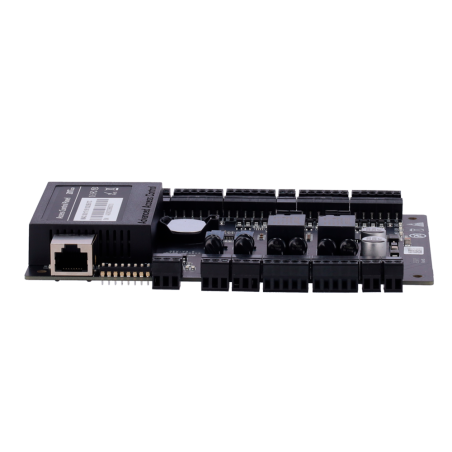 Controladora de accesos Tarjeta, QR o PIN, gestión de hasta 2 puertas