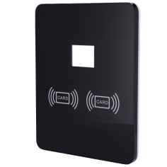 Cubierta superior para torno, integración lectores de tarjetas y QR