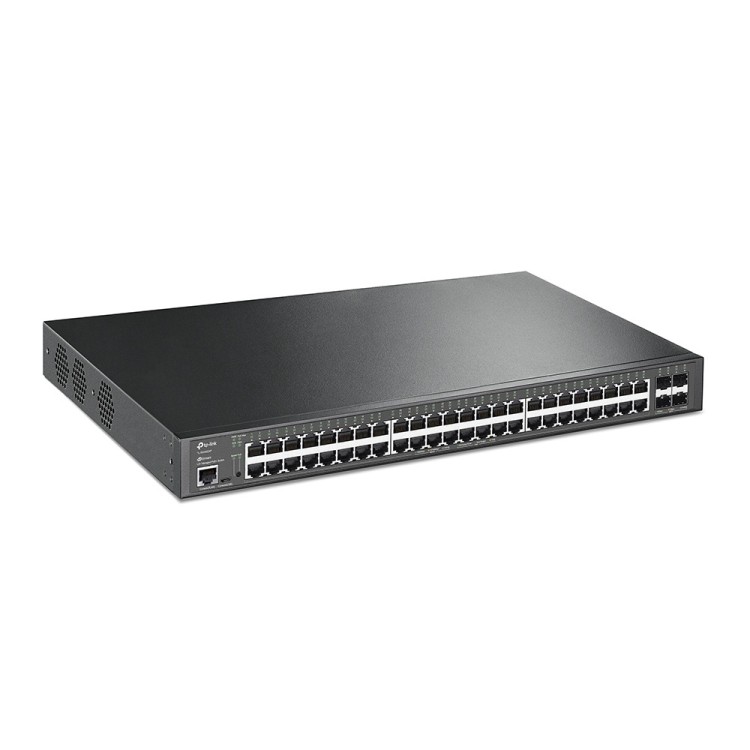 Switch gestionable L2+ JetStream de x48Gb POE+ 500W, 4xSFP+. Montaje Rack.