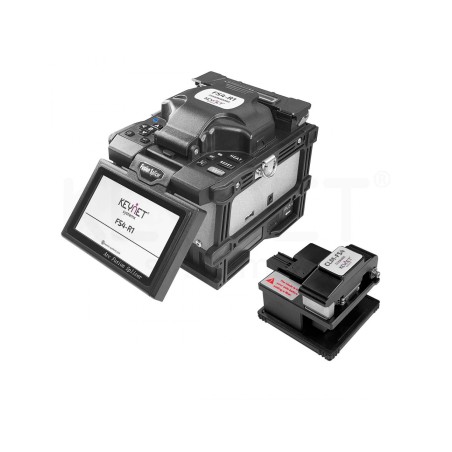 Fusionadora 4 motores con alineación por cladding pantalla LCD táctil 4,3". Batería de litio de 5200mAh