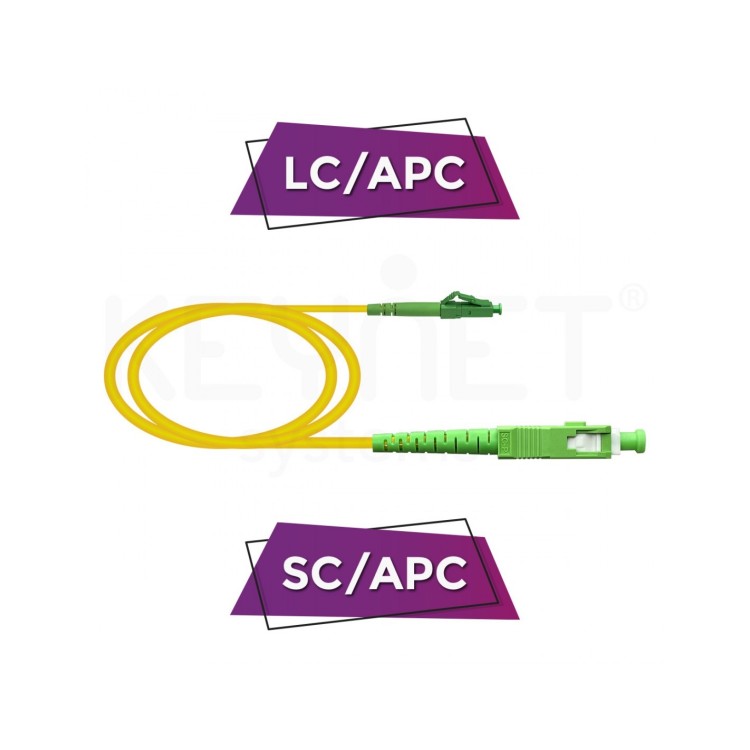 Latiguillos LC/APC - SC/APC, G657A2, SM, 1.9mm, LSZH-FR, 2mts