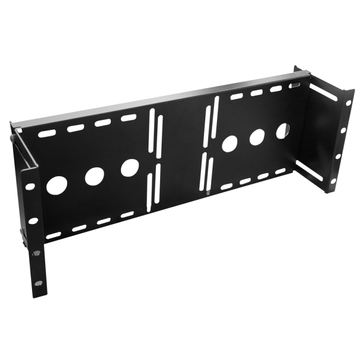 Soporte VESA (75-100mm), para RACK. Monitores LCD hasta 20", Aletas laterales