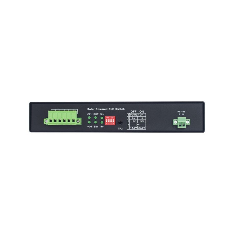 Switch de 5 puertos Gigabit POE 120W, x1 SFP. Sobremesa