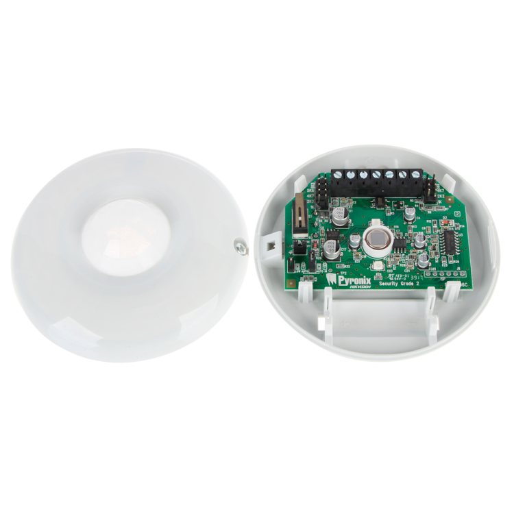 Detector PIR 12mts / 360º, especial para techo. Grado 2. Pyronix