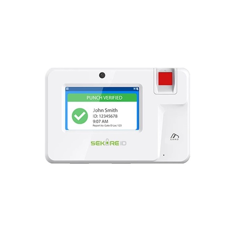 REACONDIONADO Terminal de Control de Presencia para Huellas dactilares, tarjetas RFID y teclado