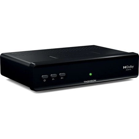 Receptor SAT (S2), FULL HD, H.264. 1 USB, 1 SCART, PVR, 1 audio L/R, S/PDIF. Con opción PVR y control parental.