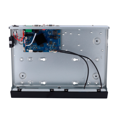 NVR 16ch IP hasta 12Mpx, 384Mbps, H.265, 2 HDD