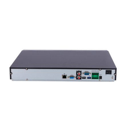 NVR 16ch IP hasta 12Mpx, 384Mbps, H.265, 2 HDD
