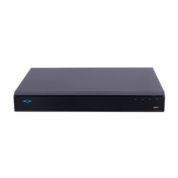 NVR 16ch IP hasta 12Mpx, 384Mbps, H.265, 2 HDD