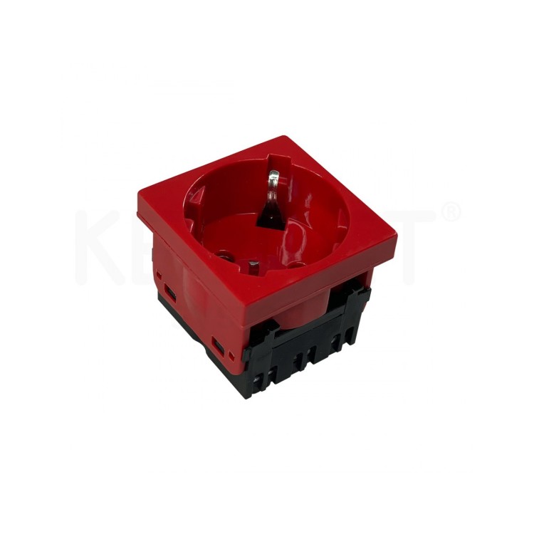 Shucko DIN eléctrico doble Shucko DIN eléctrico simple rojo