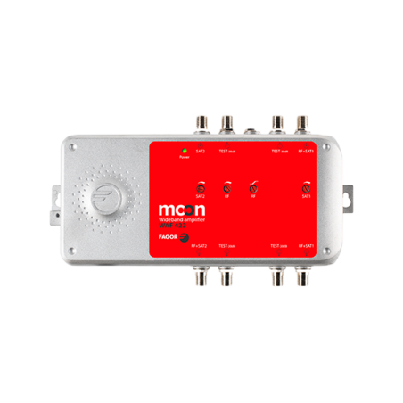 Central Banda Ancha 2E (UHF-BIII/DAB- FI) 47-862 / 950-2150 Mhz y 2 Salidas. G 35/40dB - 118/120dB.