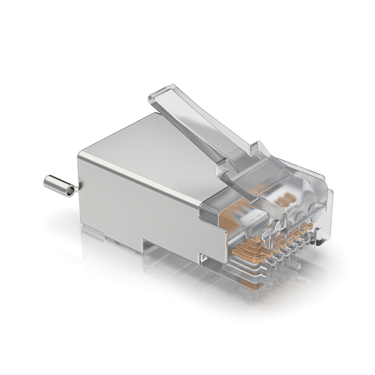 Conector CAT5 FTP macho. Caja de 100uds (Precio unitario)