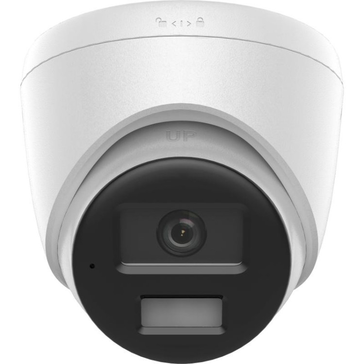 Cámara IP turret HiWatch HWI-T240HA-LUC - 4 MP, luz híbrida, audio, PoE
