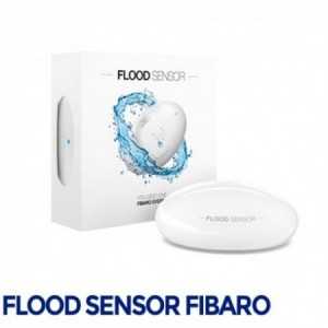 Fibaro Flood Sensor Multisensor Zwave Plus de inundación, inclinación, temperatura e intrusión
