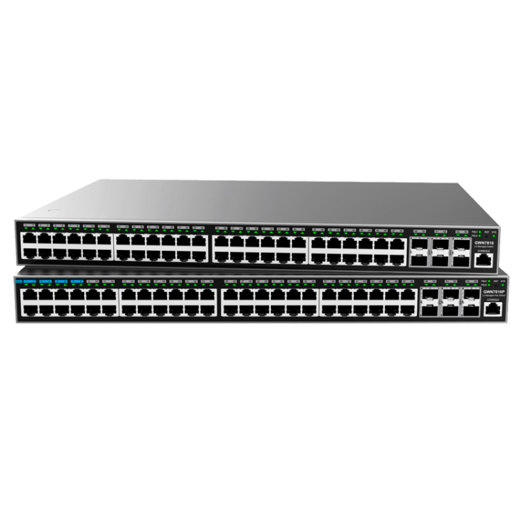 Switch gestionable L3, x48Gb y x6 SFP+. Control de energía inteligente. Rack. Permite apilamiento