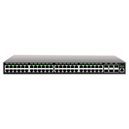 Switch gestionable L3, x48Gb y x6 SFP+. Control de energía inteligente. Rack. Permite apilamiento