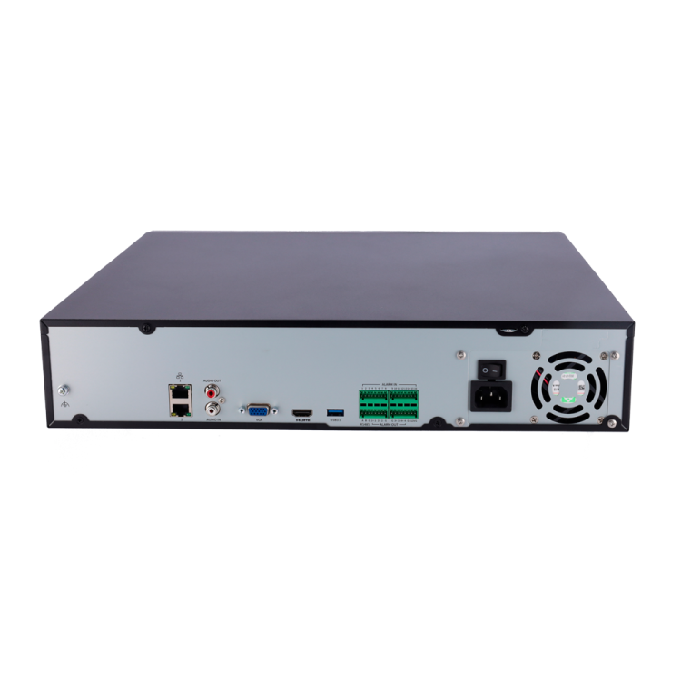 NVR 32ch IP hasta 6Mpx, 320Mbps, uLTRA H.265, 8 HDD