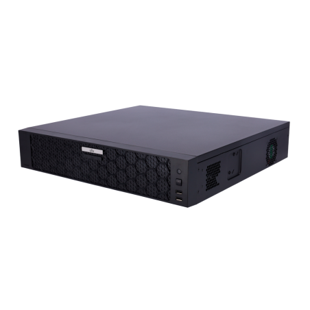 NVR 32ch IP hasta 6Mpx, 320Mbps, uLTRA H.265, 8 HDD