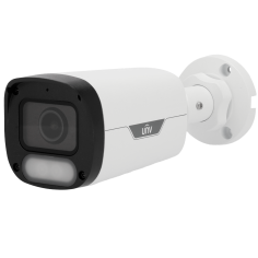 Cámara IP bullet, 4Mpx, IR 30mts, 1/3", 2.8mm. IP67, Color Hunter, micrófono integrado