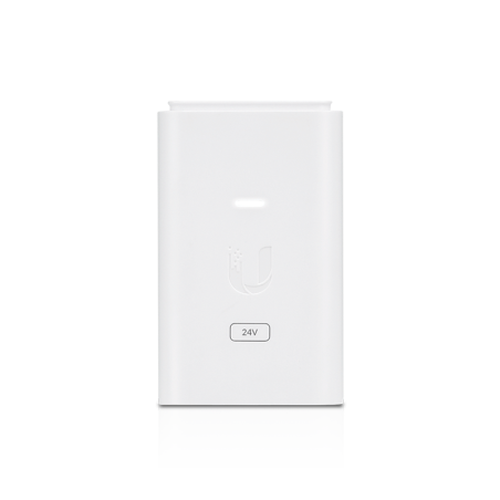 Adaptador POE 24V, 0.3A, 7W. Gigabit. Blanco