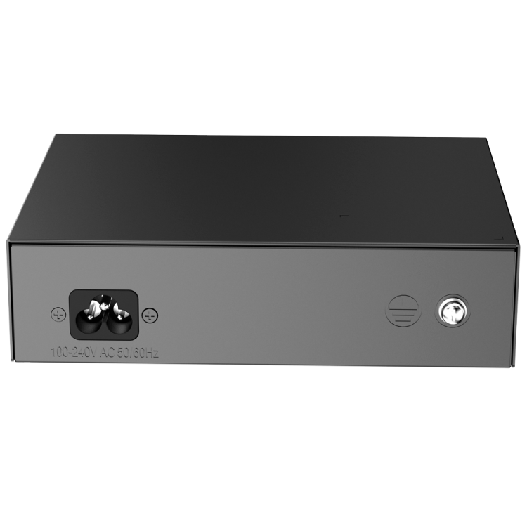 Switch no gestionable, x4 puertos 10/100t PoE 802.3af/at, 54W, x2 puertos 10/100 Uplink