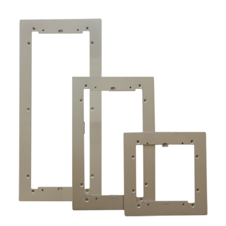 Marco Embellecedor Aluminio Anodizado para 3 modulos Ikall / Ikall Metal