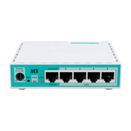 Router MikroTik hEX refresh E50UG - 5x GbE, ARM 950MHz, 512MB RAM, USB, PoE IN
