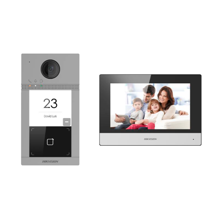 Kit videoportero IP Wifi 2MPX, IR 3mts, H.264, TC/IP,IP65,IK08, . Lector Mifare. Unifamiliar. Modelo para empotrar