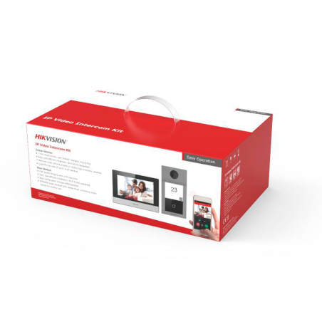 Kit videoportero IP Wifi 2MPX, IR 3mts, H.264, TC/IP,IP65,IK08, . Lector Mifare. Unifamiliar. Modelo para empotrar