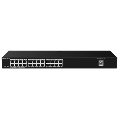 Switch Gestionable L2, 24 puertos Gigabit, para rack 19"