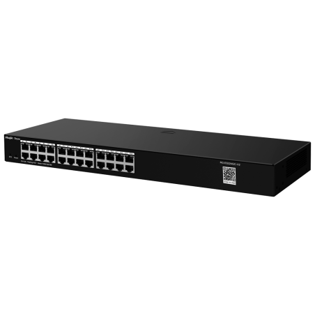 Switch Gestionable L2, 24 puertos Gigabit, para rack 19"