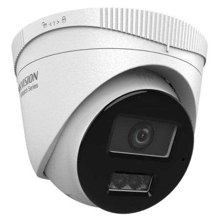 Cámara IP turret HiWatch HWI-T260HA-LU - 6 MP, luz híbrida, audio, PoE