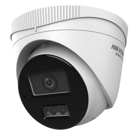 Cámara IP turret HiWatch HWI-T260HA-LU - 6 MP, luz híbrida, audio, PoE