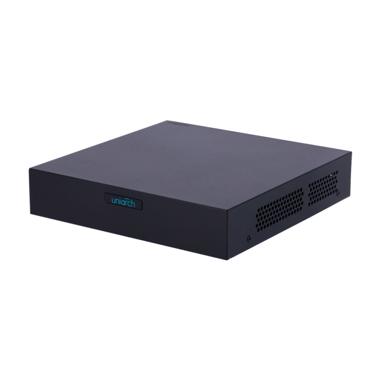 NVR 4ch IP PoE hasta 6Mpx, 64Mbps, UltraH.265, 1 HDD