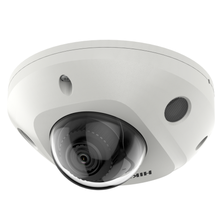 Cámara IP domo, 4 Mpx, IR 30mts, 2.8mm, H265+, PoE802,3af, IP67, IK10
