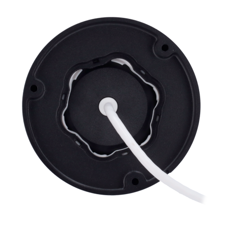 Cámara IP domo, 8Mpx, IR 30mts, lente 2.8mm, UltraH265, PoE802,3af, IP67, Active Deterrence. Negra