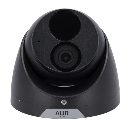 Cámara IP domo, 8Mpx, IR 30mts, lente 2.8mm, UltraH265, PoE802,3af, IP67, Active Deterrence. Negra