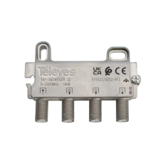 Derivador 2 líneas, 16dB, 5-2400Mhz.